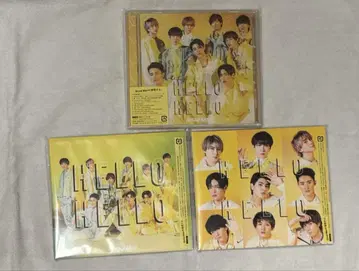 SnowMan HELLO HELLO CD 3장 세트