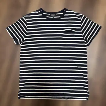 아페쎄 보더 티셔츠 XL