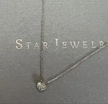 스타 주얼리 K10 다이아 하트 목걸이 0.06ct