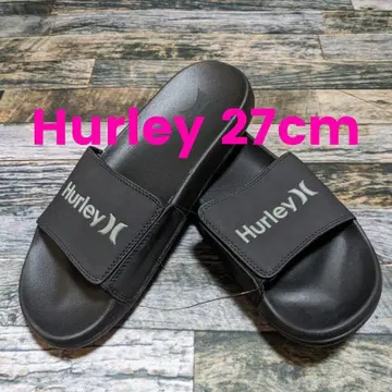 27cm Hurley 스트레치 샌들 할리 비치 샤워 블랙
