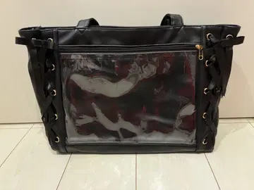WEGO 레이스업 이타백 S 블랙