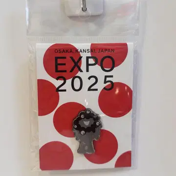 EXPO 2025 검은 akuaku 핀 배지 오사카 간사이 만박