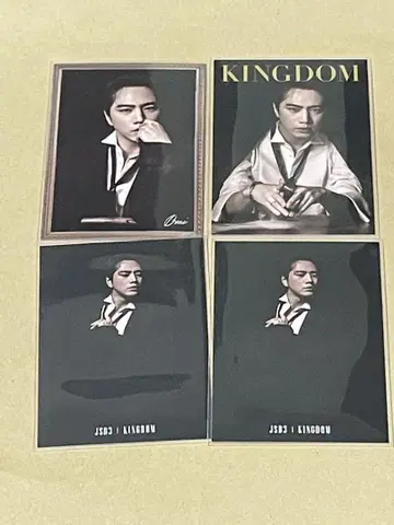 3대 KINGDOM 포토 카드 4장 토사카 히로오미 OMI