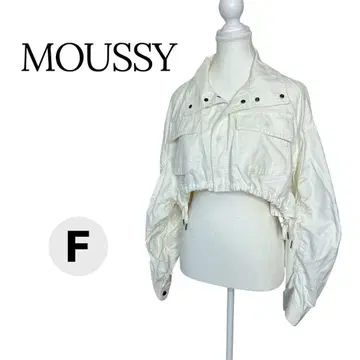 MOUSSY 크롭 나일론 자켓 F 사이즈