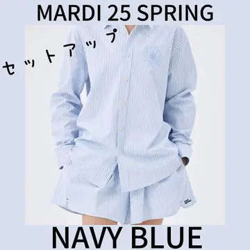 MARDI Mercredi 셔츠 샷 팬츠 셋업