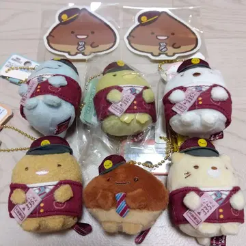 스미코구라시 한큐 전차 콜라보 매달기 봉제 인형 6개 세트