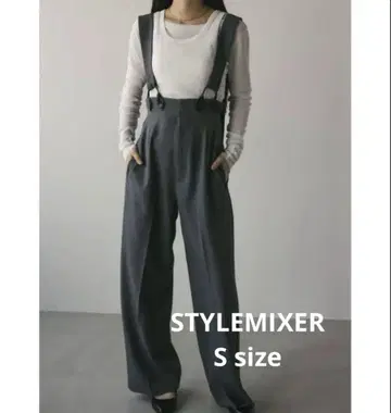 [ STYLEMIXER ] 매니시 서스펜더 팬츠 스타일미