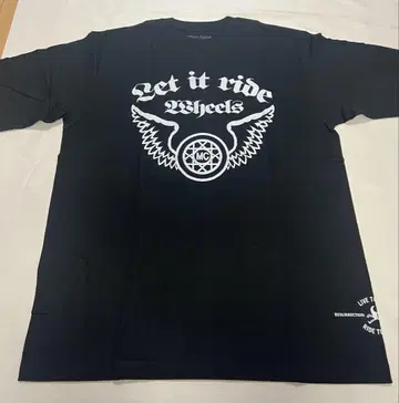Let it ride Wheels 티셔츠 블랙