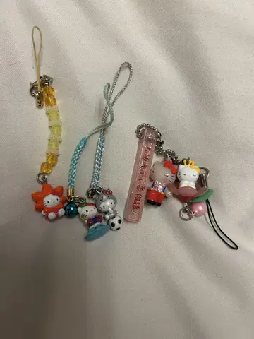 헬로키티 참 포함 스트랩 5세트