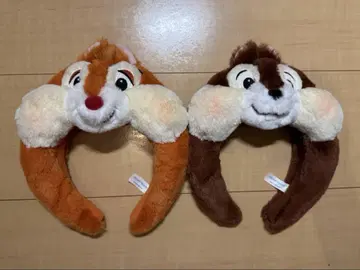 디즈니 머리띠 칩과 데일 커플 세트