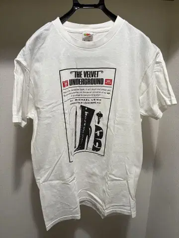 THE VELVET UNDERGROUND 반팔 티셔츠 밴딩 티셔츠