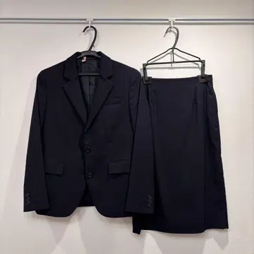 UNIQLO 정장 스커트 셋업 (NVY)