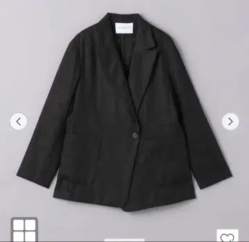 유나이티드 애로우즈 시어 체크 무늬 자켓