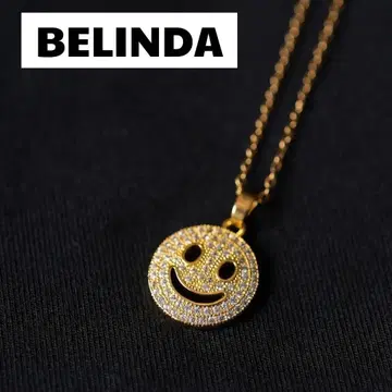 [ 정품 미사용 새상품 ] BELINDA 베린다 스마일 목걸이 골드