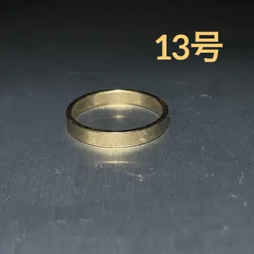 빈티지 패션 반지 골드 13호 심플 플랫 반지
