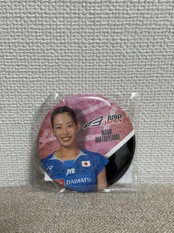마츠야마 나미 배드민턴 캔뱃지