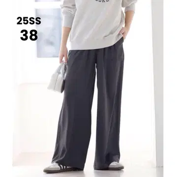 완판 25SS 시착 정도 레리움 새틴 베이커 팬츠 / 38 / M~L