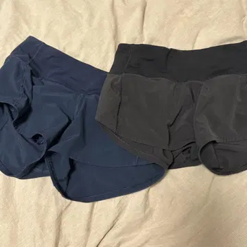 Lululemon 반바지 2종 세트 사이즈 0