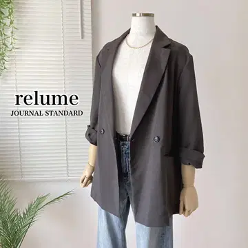 [ 2023 AW ] relume 사이드 슬릿 테일러드 자켓