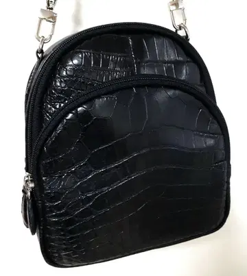CROCODILE 천연 가죽 크로커다일 파우치