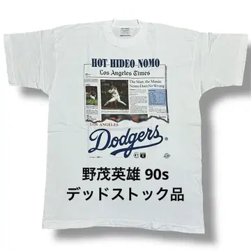 다저스 노모 히데오 90s USA 제작 티셔츠 싱글 스티치 MLB