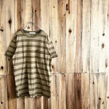 nonnative 보더 포켓 티셔츠 1 사이즈 카키