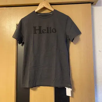 MADISONBLUE HELLO CREW NECK TEE 셔츠 반팔