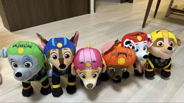 파우 패트롤 봉제 인형 6개 세트