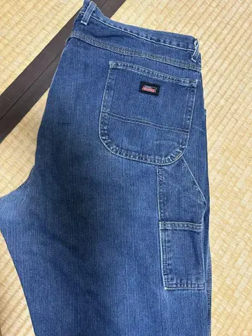 디키즈 데님 블루 워크 팬츠