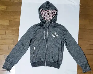 아디다스 실버 라메 저지 후디
