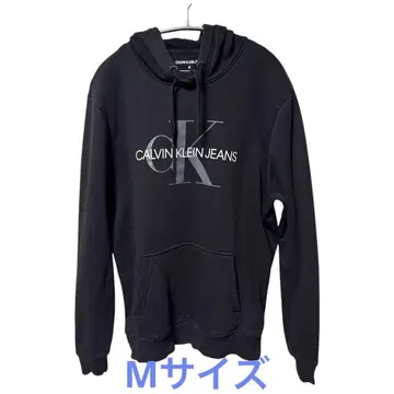 Calvin Klein Jeans 캘빈클라인 모노그램 후드티 블랙 M