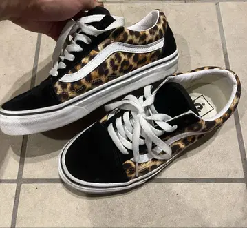 Vans 레오파드 무늬 스니커즈
