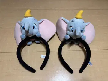 디즈니 덤보 봉제 인형 머리띠 커플 세트