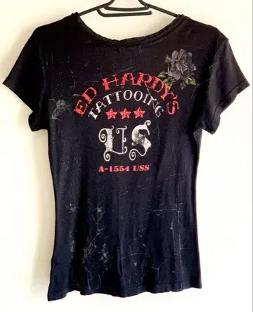 ED HARDY 에드하디 타투풍 티셔츠 XS
