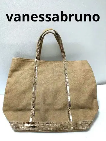 바네사브루노 토트백 캔버스 스팽글