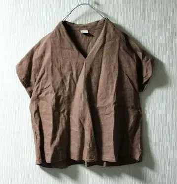 어반 리서치 도어스 V넥 린넨 풀오버 셔츠
