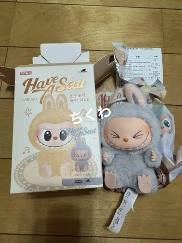 LABUBU Have a Seat 라부부 봉제인형 HEHE