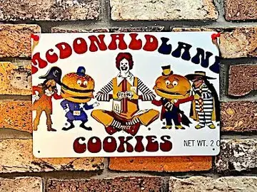 McDONALD 맥도날드 양철 간판 해외 포스터 DK0158