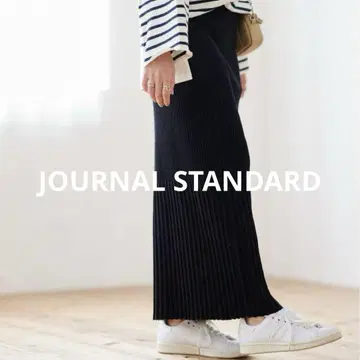 JOURNAL STANDARD 니트 타이트 스커트 블랙 FREE
