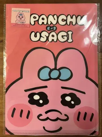 홍콩 한정판 빤쮸토끼 클리어 파일