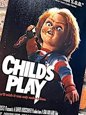 차일드 플레이 처키 굿즈 간판 chucky DK0161