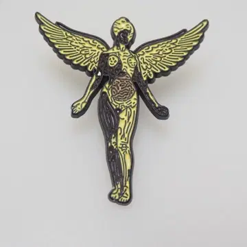 [ 가격 인하 불가 ] NIRVANA In Utero 모티브 핀 배지