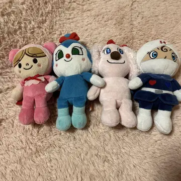 봉제 인형 4종 세트 코킨짱 아카쨩 레어 치즈 롤빵