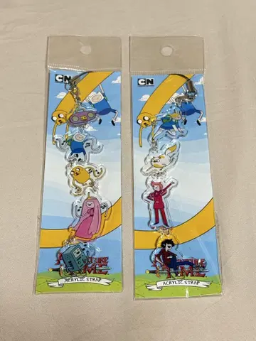 Adventure Time 아크릴 스트랩 2개 세트