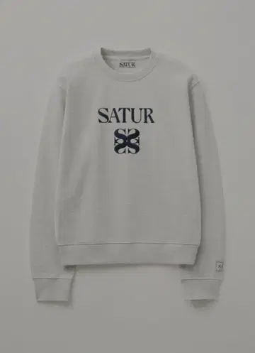 새상품 미사용 SATUR 스웨터 트레이닝복 니트 Classic Logo