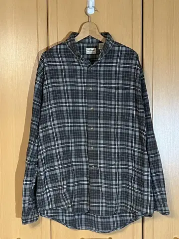 [구제 의류] LL.Bean 남성용 Y셔츠 체크 80년대 빈티지