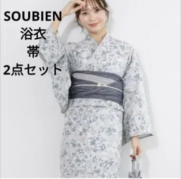 Soubien 유카타 오비 세트 2개 세트