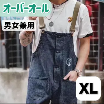 살로펫 오버롤 올인원 데님 점프수트 XL 사이즈 남녀 공용
