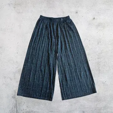 00's vintage 와이드 팬츠 이지 팬츠 플리츠 그레이