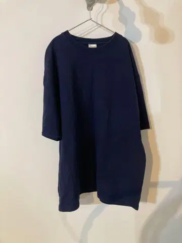 레어 USA제 도톰한 원단 CAMBER 캠버 박스 T 네이비